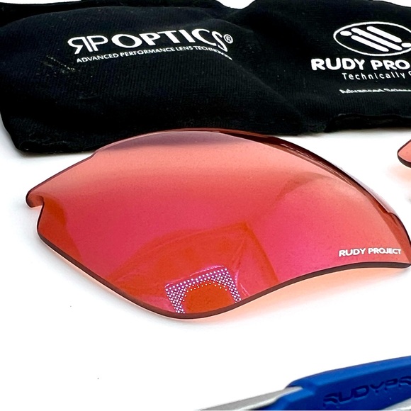 Rudy Project Magster Racing Sunglasses SN66-69R with Case & Extra Lenses MINT! - Picture 5 of 16